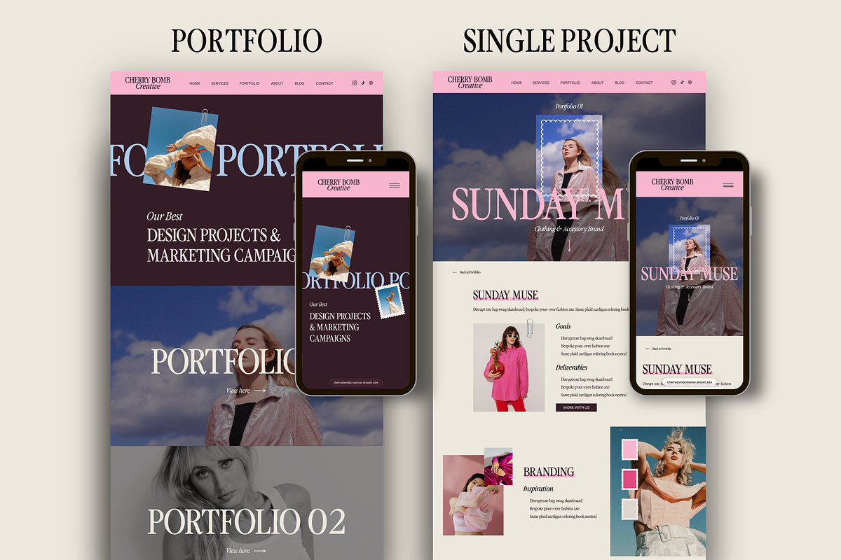 Marketing Agency Portfolio Website, a Squarespace Template by Warmsoulgallery (Photo 4 of 11)