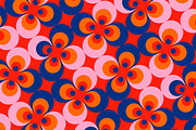 Geometric pattern with floral motif, a Pattern Graphic by Art's and patterns (Thumbnail 4 of 4)