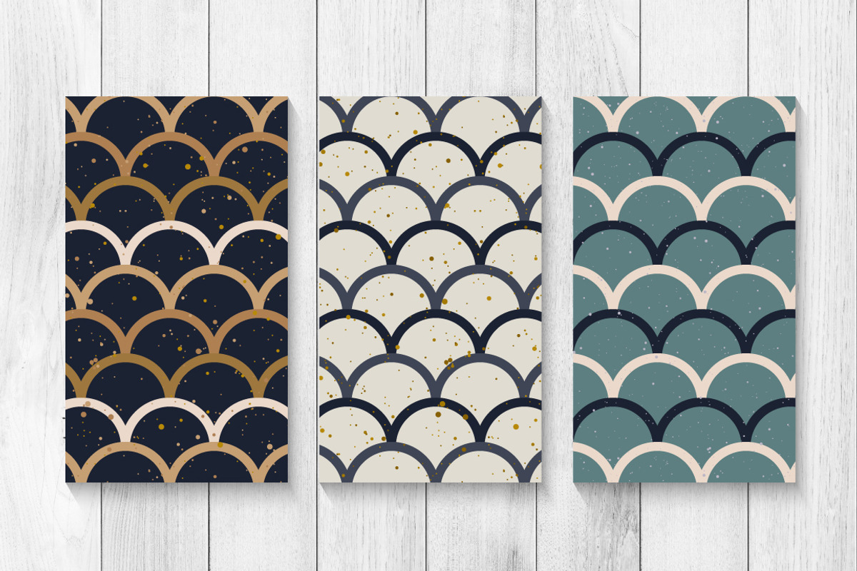 Fish Scale Patterns, a Pattern Graphic by Marina Demidova (Photo 3 of 4)