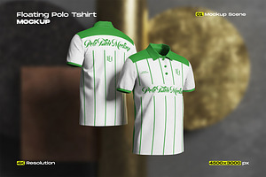 Polo T-Shirt Mockup for Branding, a Shirt Mockup by My Code Std