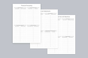 Budget Planner Pages Set V-20, a Stationery Template by shahsoft (Thumbnail 2 of 3)