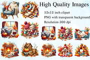 Fall Lazy Day Clipart, an Illustration by Craft Nest (Thumbnail 5 of 5)