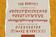 The Bariyet + Extras, a Script Font by IronbirdCreative (Thumbnail 9 of 11)