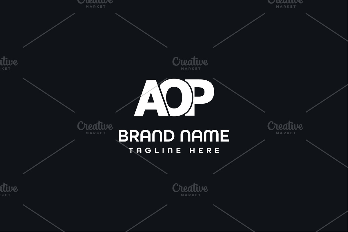 Letter AOP Logo Design Vector, a Branding & Logo Template by Abir Hossain Waffi (Photo 4 of 4)