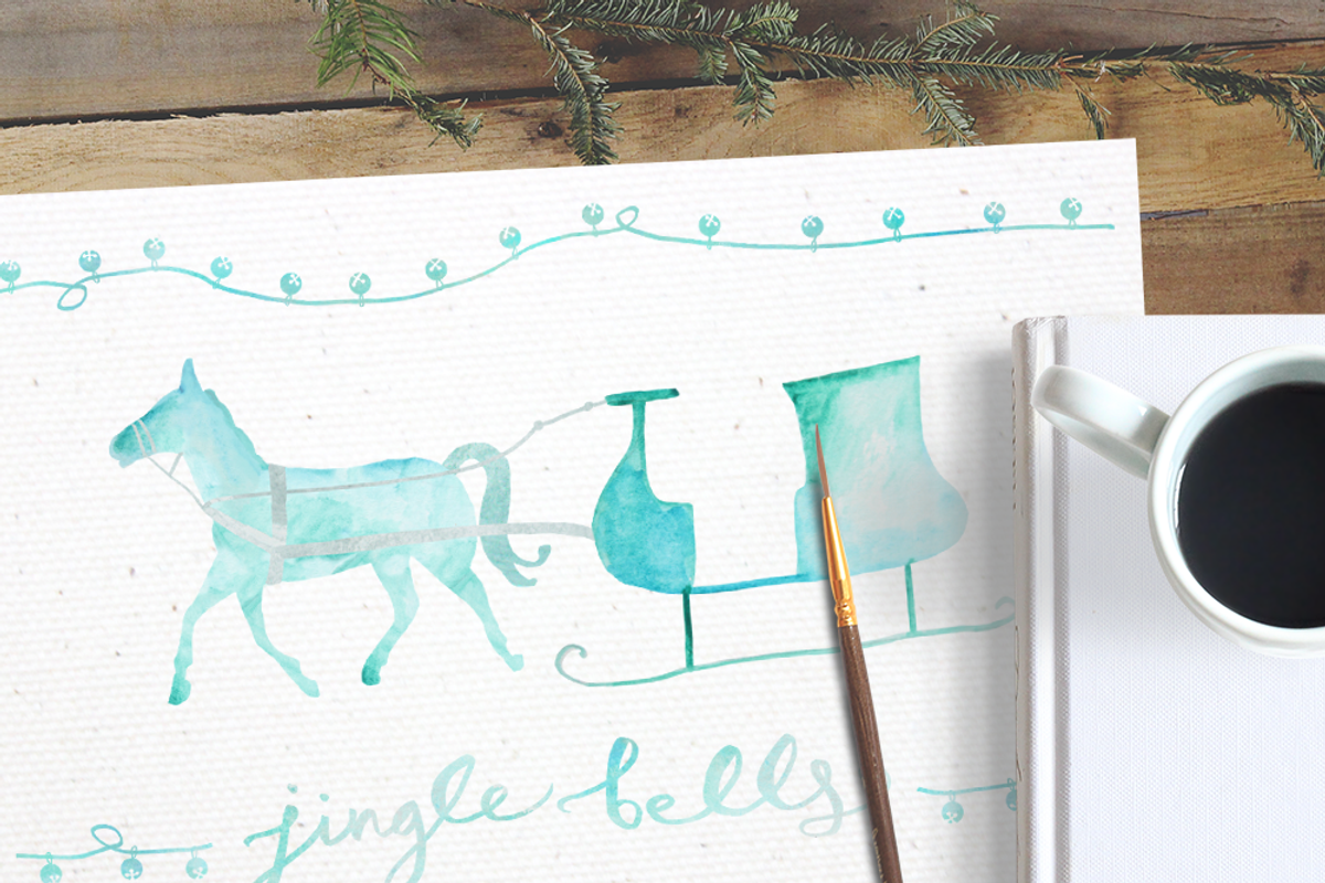Woodland Christmas Graphics, an Illustration by WeLivedHappilyEverAfter (Photo 3 of 7)