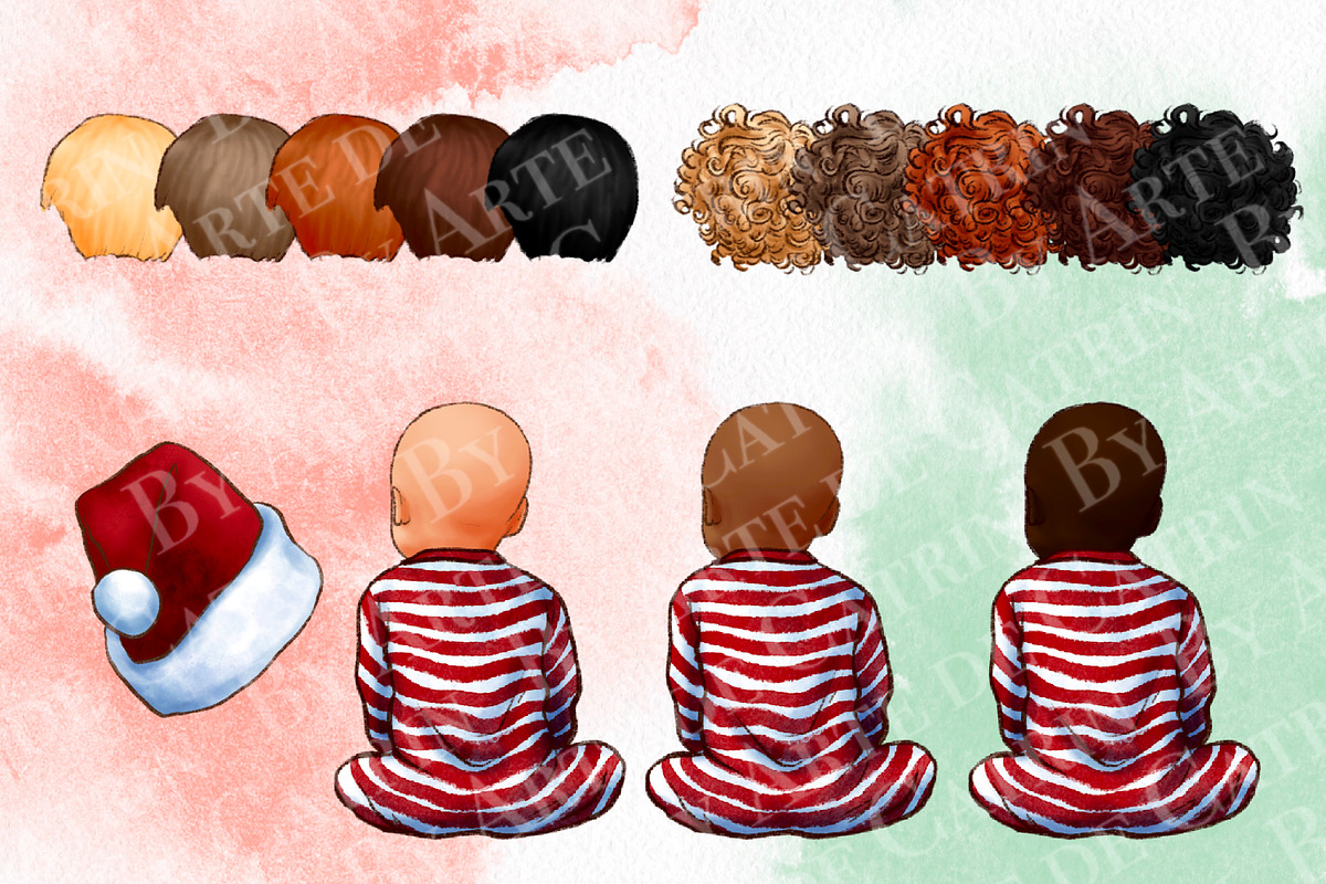 Christmas Family Look Clipart, an Illustration by ArtedeCatrin (Photo 6 of 7)