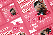Pink Valentine Day Flyer Set, a Flyer Template by SquidPixey (Thumbnail 6 of 6)