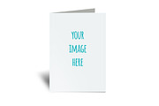 5x7 Plain Greeting Card Mockup, a Stationery Template by Lemon Ink