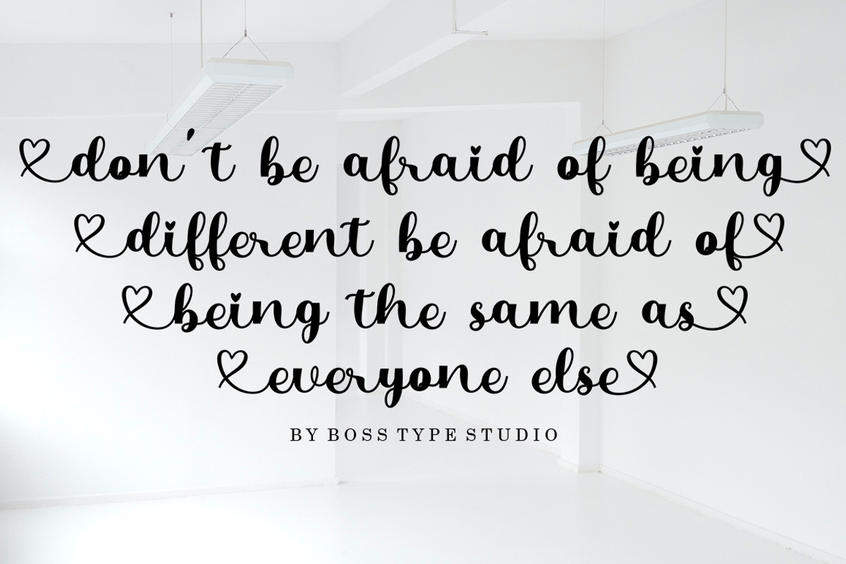 Perfect Script, a Script Font by Bosstype Studio (Photo 7 of 8)