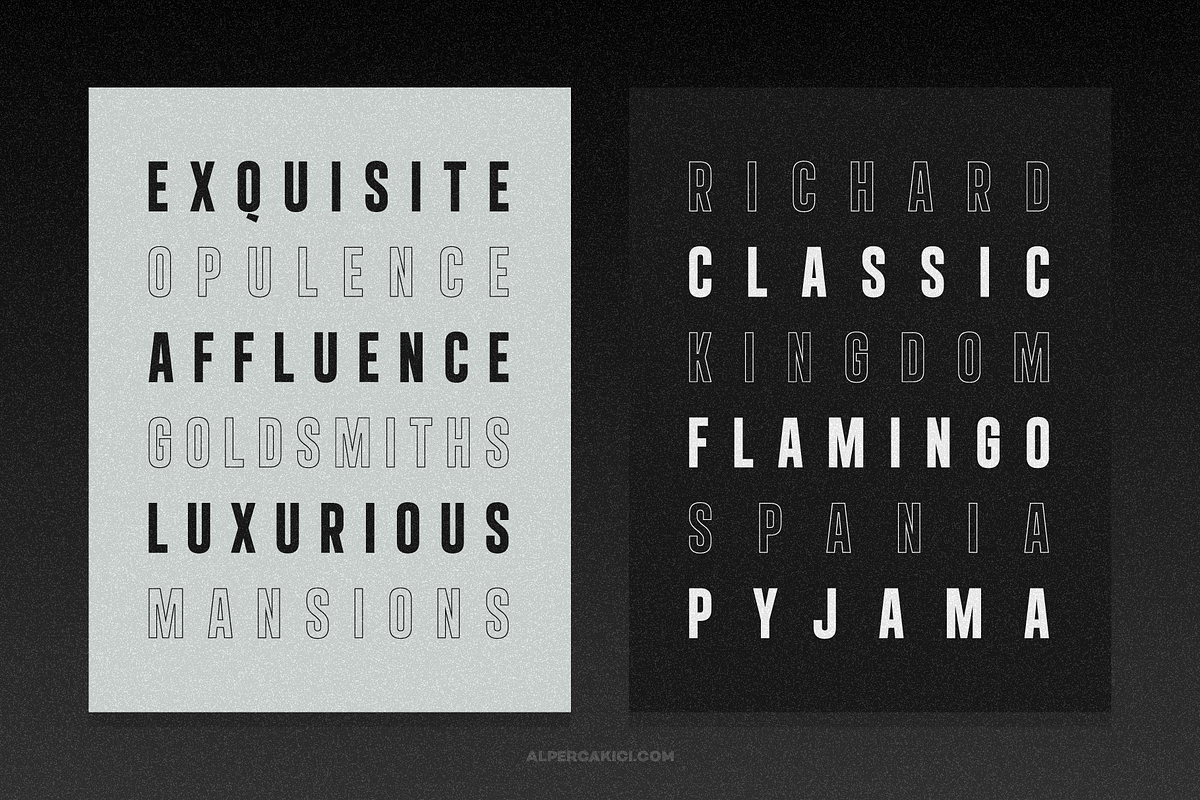 Angmar - A Powerful Font Family, a Sans Serif Font by alpercakici (Photo 7 of 14)