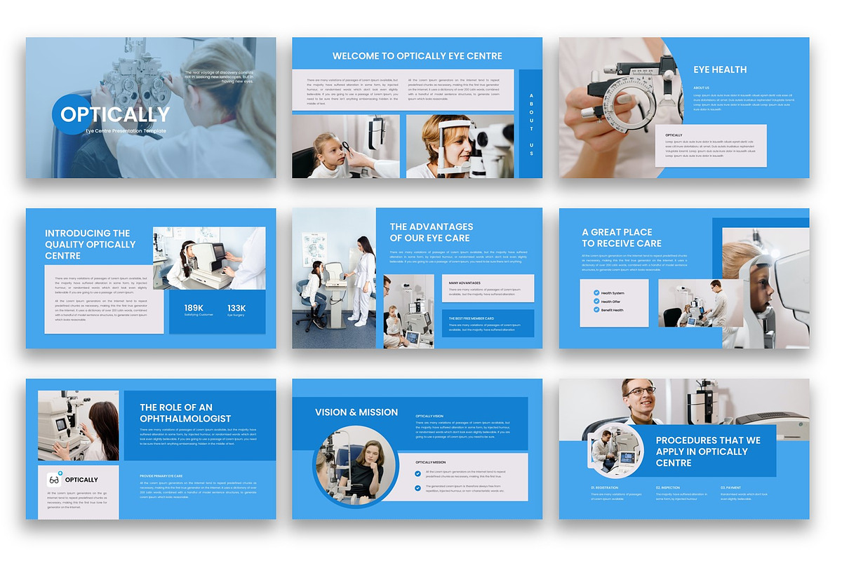 Optically – Medical Google Slide, a Presentation Template by kreatifreya (Photo 2 of 5)