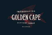 Golden Cape Font + Bonus, a Serif Font by Emyself Design (Thumbnail 1 of 10)