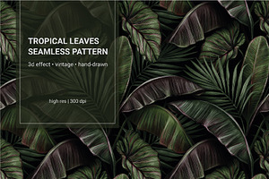 Tropical Vintage Patterns Set