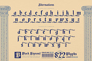 Black Kiyrand Typeface, a Blackletter Font by alit design (Thumbnail 12 of 17)