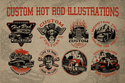 Hot Rod Vector Illustrations Bundle, an Illustration by Natali_ (Thumbnail 1 of 7)