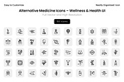 Alternative Medicine Icons – Wellnes, a Solid Icon by Wencory (Thumbnail 1 of 2)