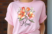 Freesia Mother's Day Watercolor Clip, an Illustration by RobertsArt (Thumbnail 6 of 7)