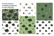 Multicultural Park Seamless Patterns, a Pattern Graphic by LyubovZaytseva (Thumbnail 1 of 6)