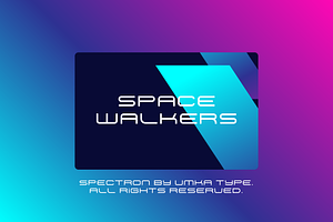 Spectron Display Font