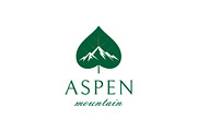 Aspen Mountain Logo, a Branding & Logo Template by Buqancreative (Thumbnail 1 of 4)