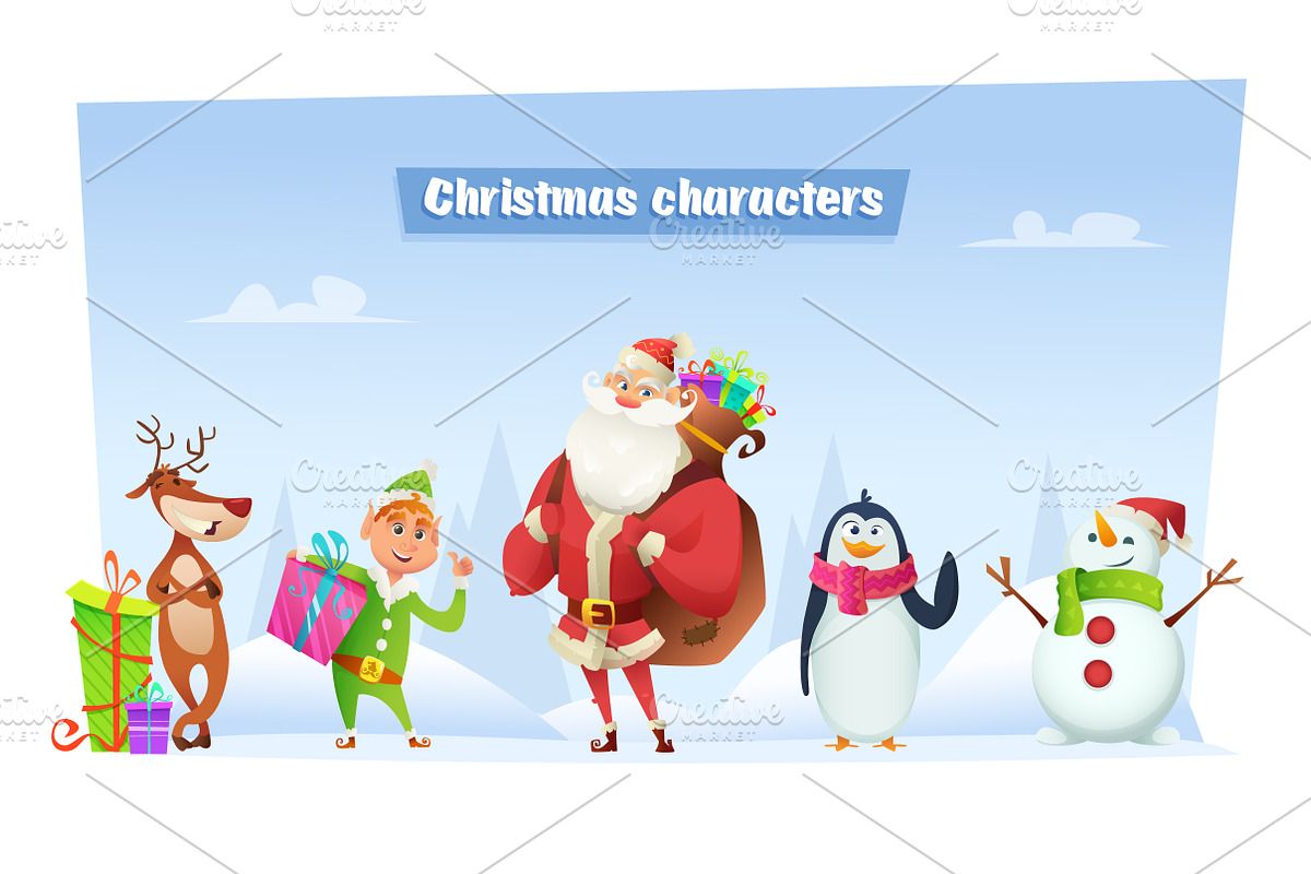 %SALE% -Big Christmas Collection, a Seasonal Illustration by VectorVision (Photo 5 of 24)