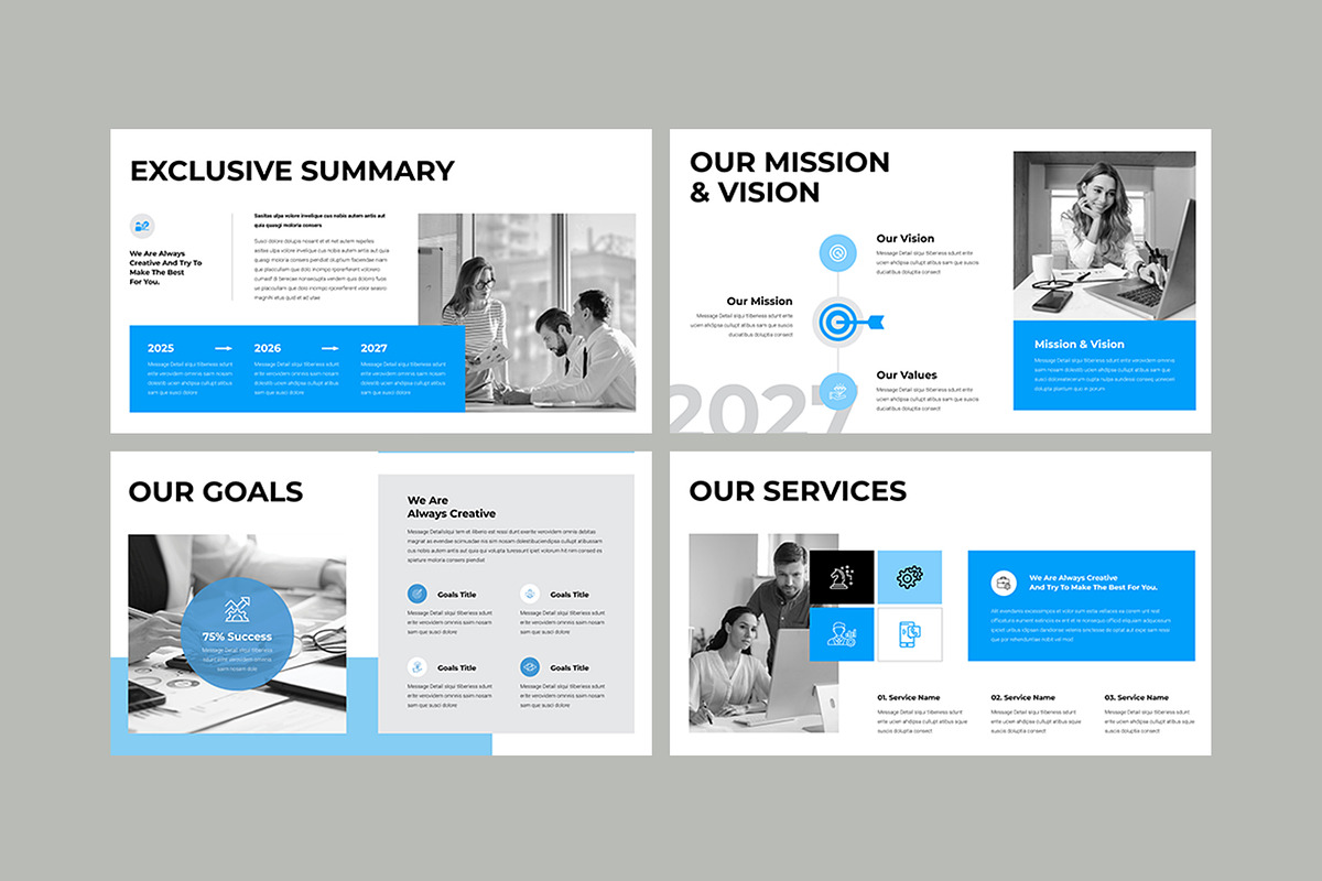 Pitch Deck Presentation Template, a Presentation Template by Pixelpick (Photo 3 of 5)