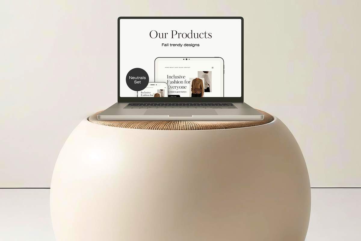Canva Macbook Mockup Template, a Mac Mockup by Creatif Foundry (Photo 5 of 9)