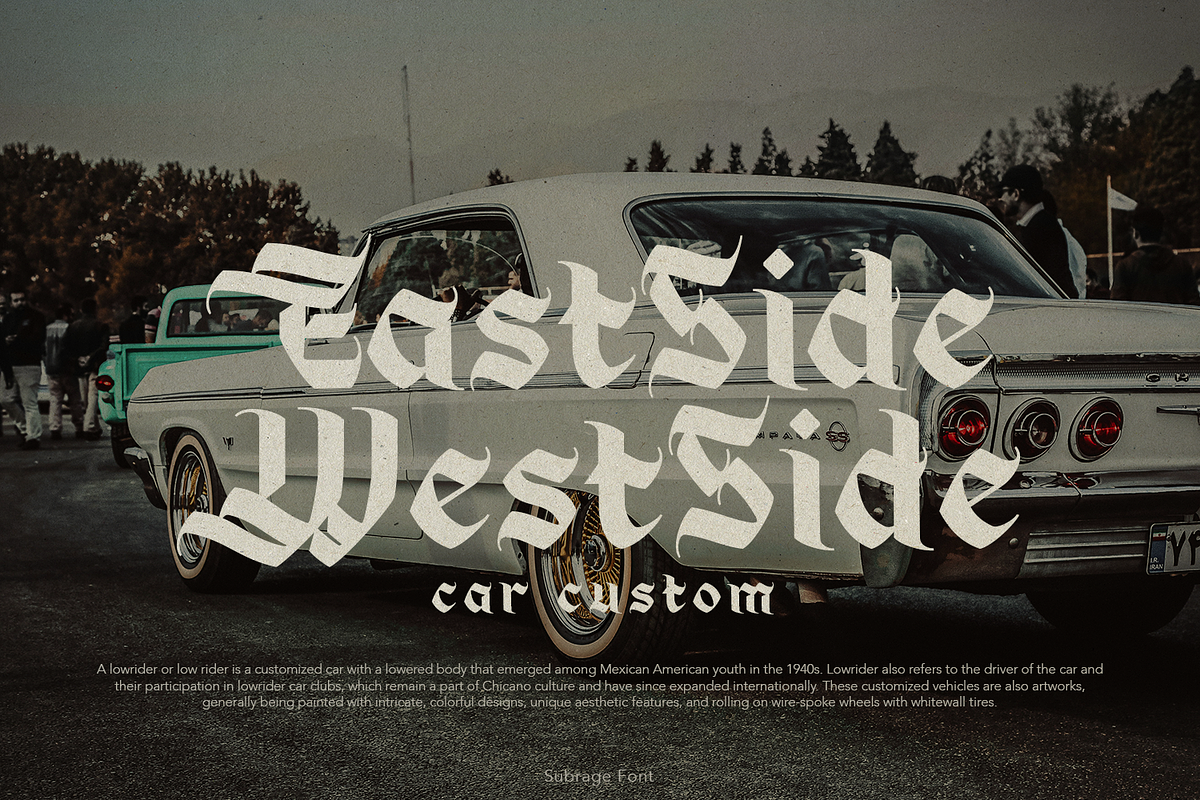 Subrage Blackletter, a Blackletter Font by TypeClassHeroes (Photo 6 of 15)