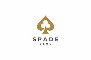 Spade Club Logo Template, a Branding & Logo Template by yopie