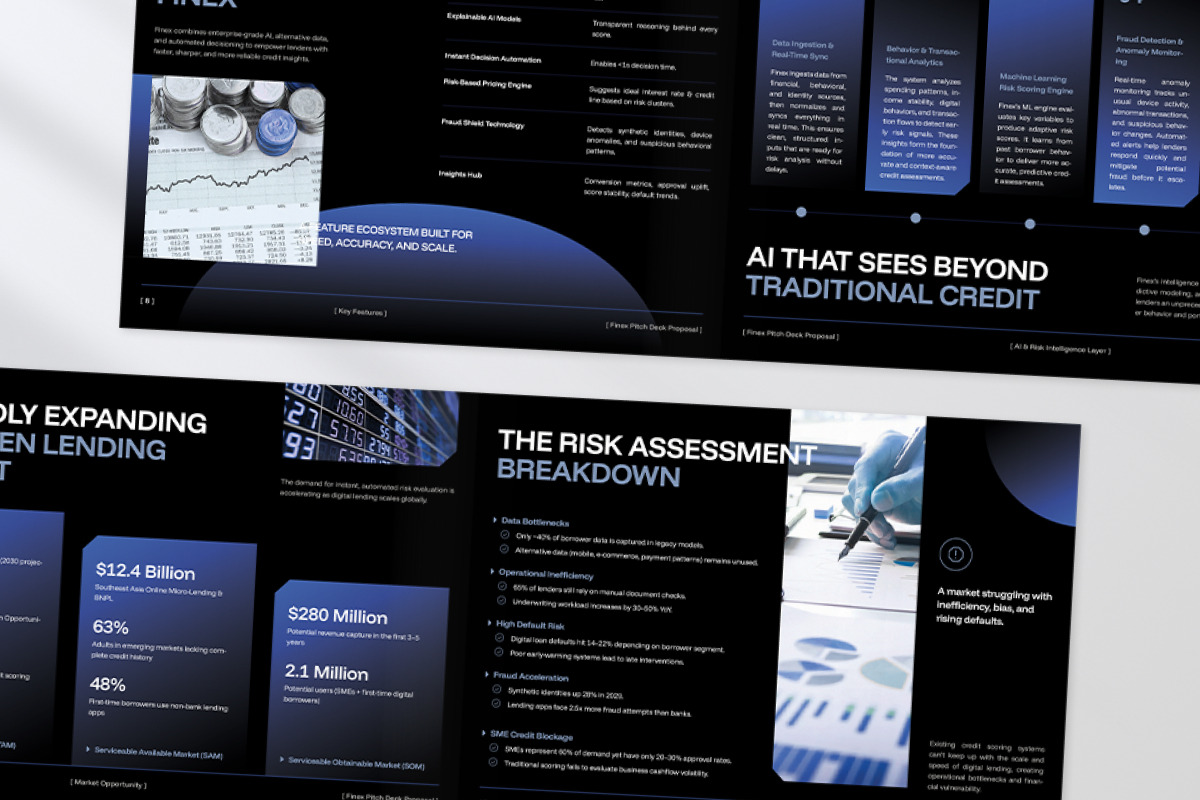 Lending Intelligence Fintech Pitch, a Brochure Template by productype1 (Photo 6 of 7)