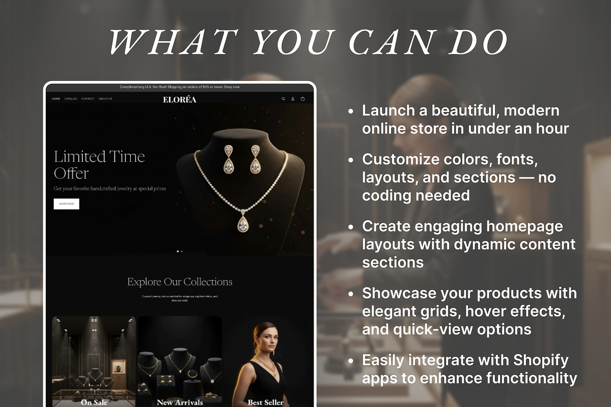 The ELORÉA Gold Luxury Jewelry preview 8