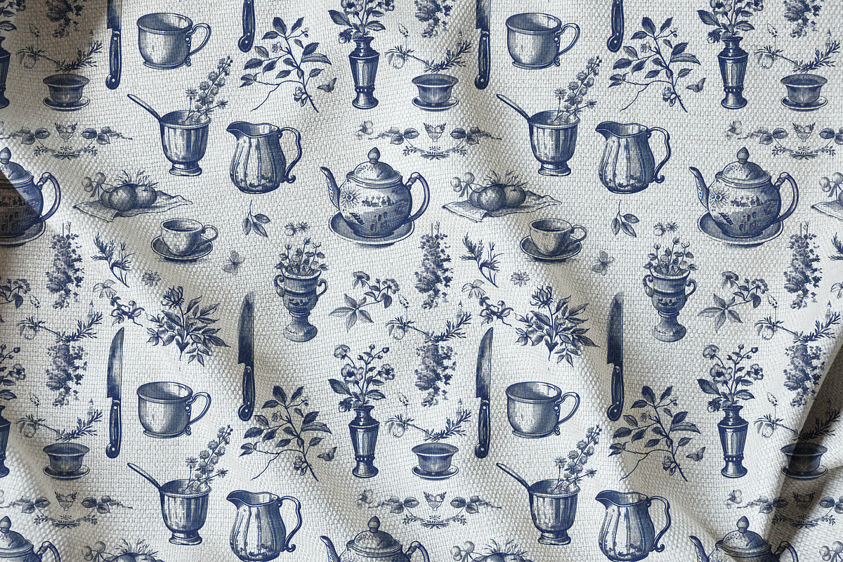 Toile De Jouy Print Design Patterns, a Pattern Graphic by Olya Creative (Photo 18 of 25)