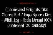 Chronothell Condensed Display, a Serif Font by Haps Space (Thumbnail 5 of 21)