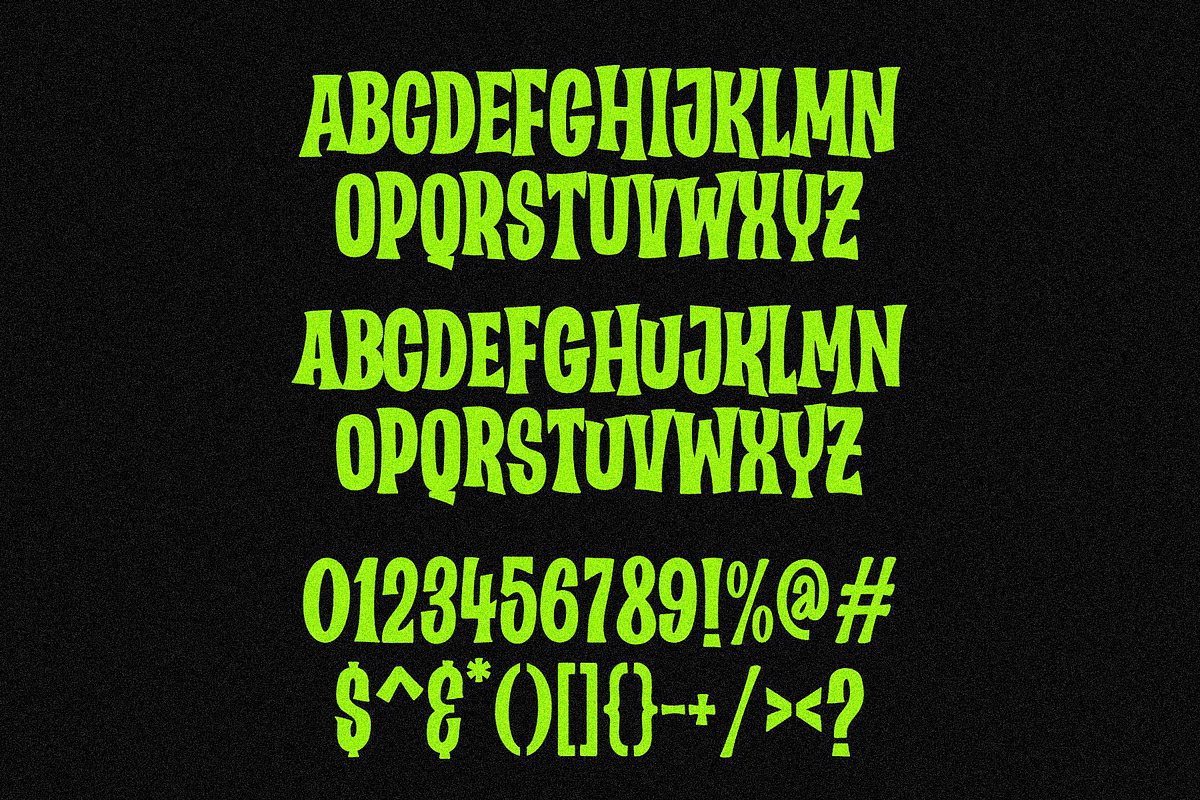Wild Jungle – Vintage Horror Font, a Serif Font by HanzelSpace Studio (Photo 6 of 6)