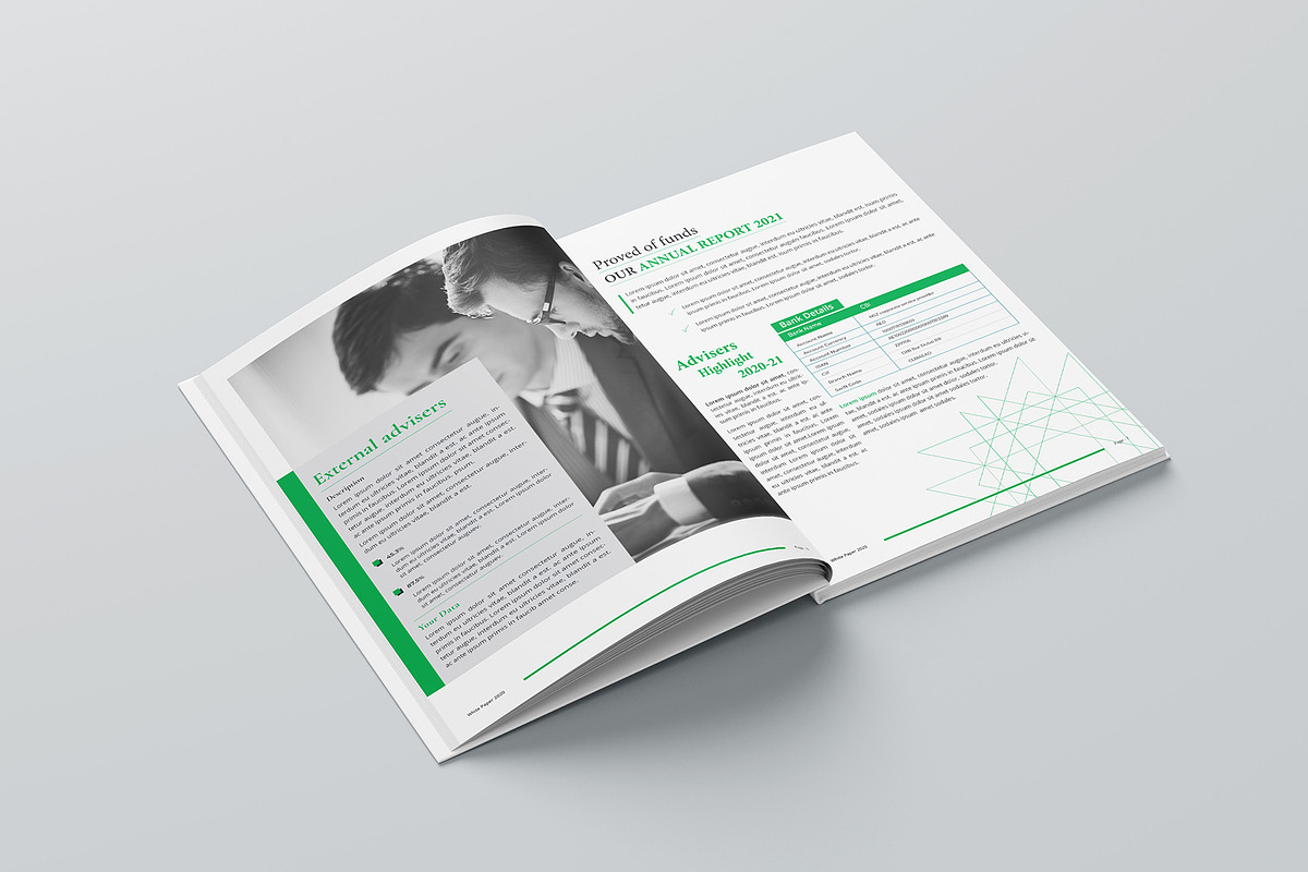 Annual Report Bundle | Word, indd, a Brochure Template by obayes (Photo 36 of 51)