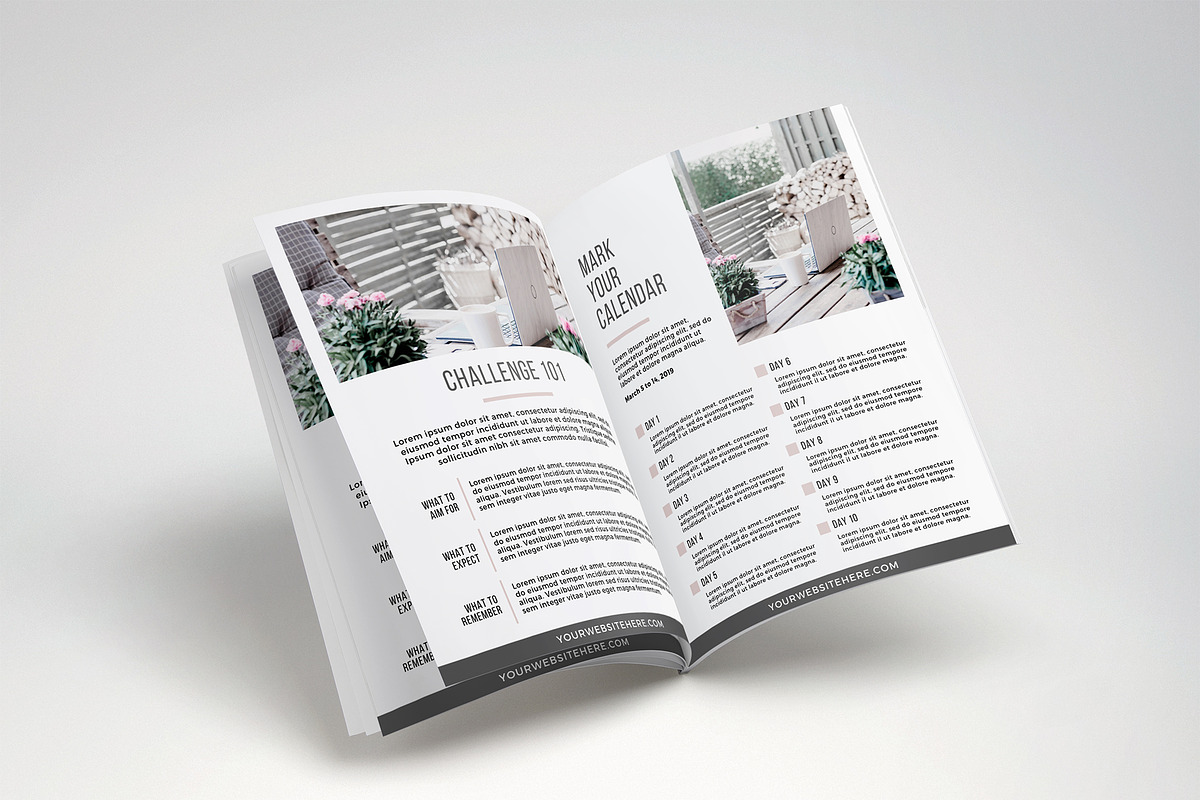 10-Day Lead Magnet Challenge Bundle, a Magazine Template by ProductiveandFree (Photo 9 of 11)