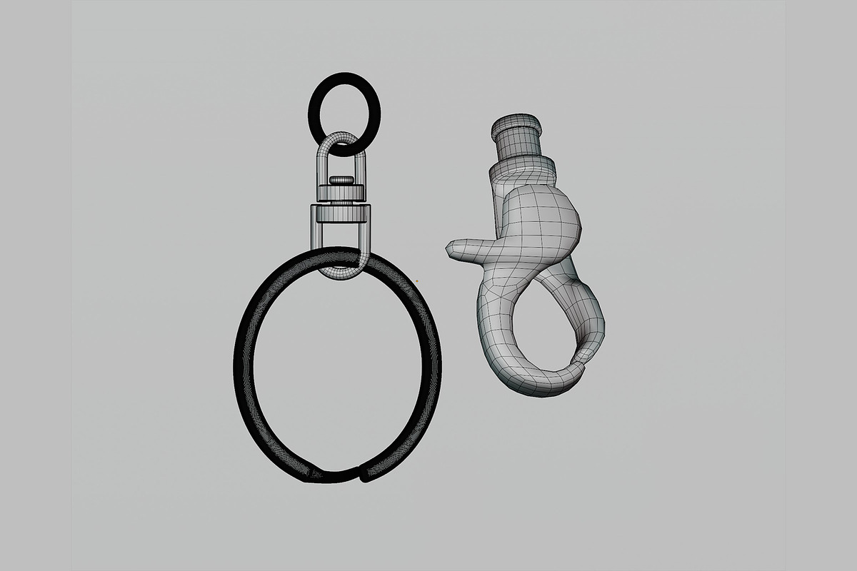 Keychain 3d model 02, an Object 3D Model by fahad121 (Photo 6 of 6)