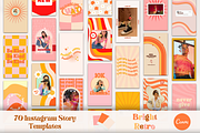 Retro Instagram Story Templates, a Social Media Template by Boltik Studio (Thumbnail 1 of 8)