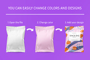 Snack bag mockup set, a Cups & Container Mockup by ShooShooShop (Thumbnail 4 of 7)