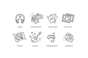 Hobbies and Interest Icons, an Object Graphic by Tettygreen (Thumbnail 4 of 4)