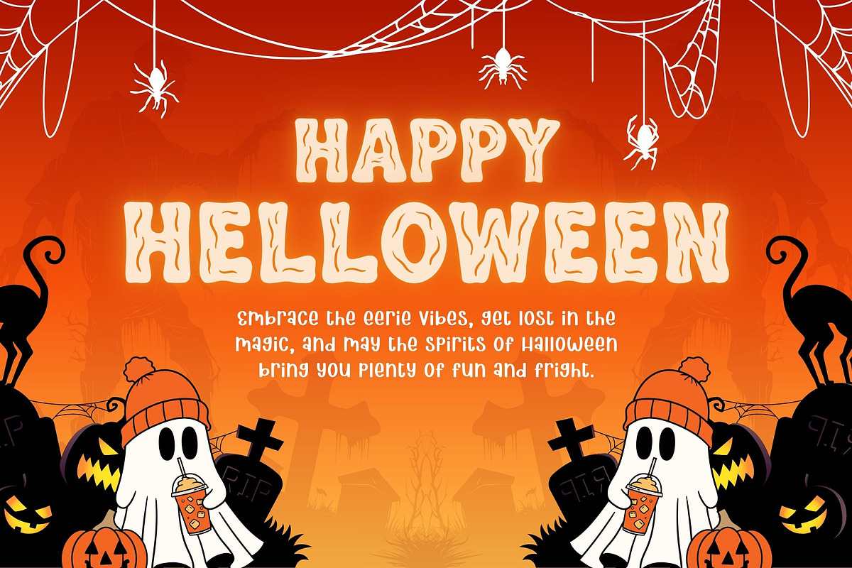WitchMist – Spooky Halloween Font, a Symbol Font by AnningArts (Photo 2 of 8)