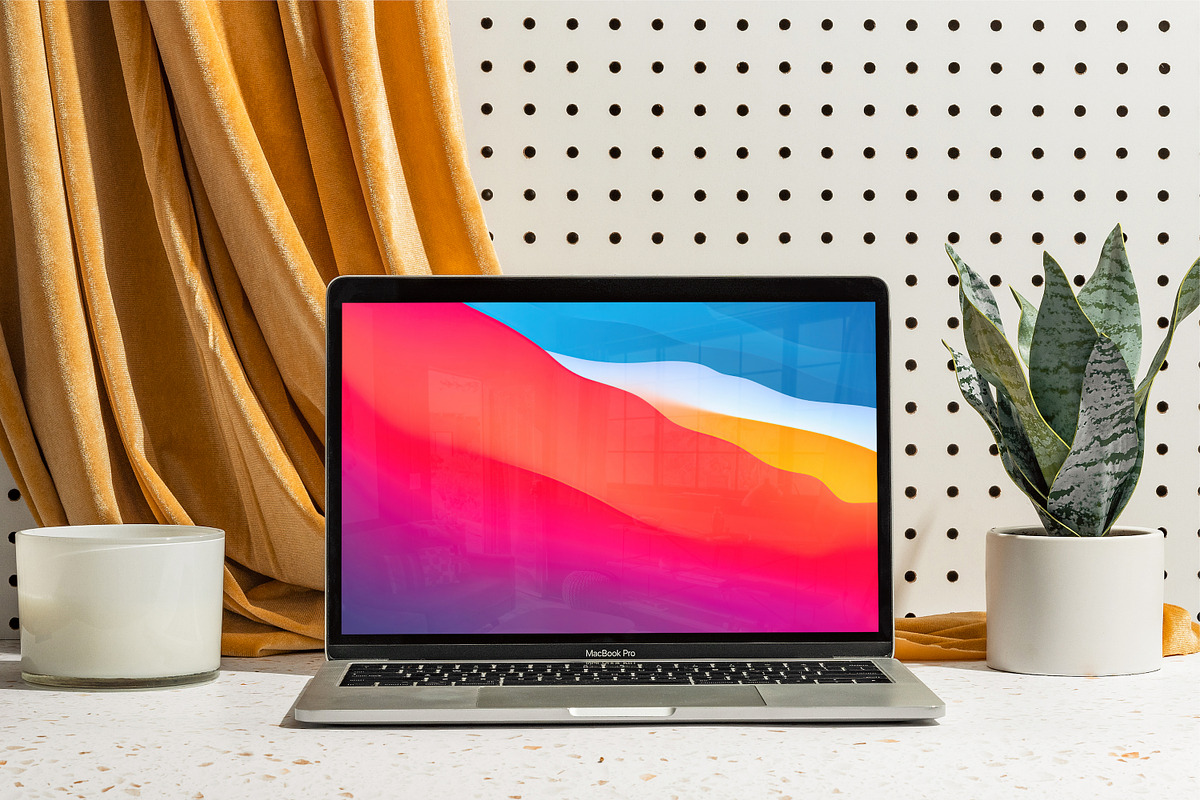 MacBook Pro Photoshop PSD Mockup, a Books & Magazine Mockup by Area Mockups (Photo 2 of 2)