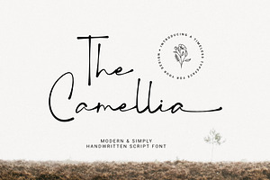 The Camellia - Modern Handwritten, a Handwritten Font by Bluestype Studio