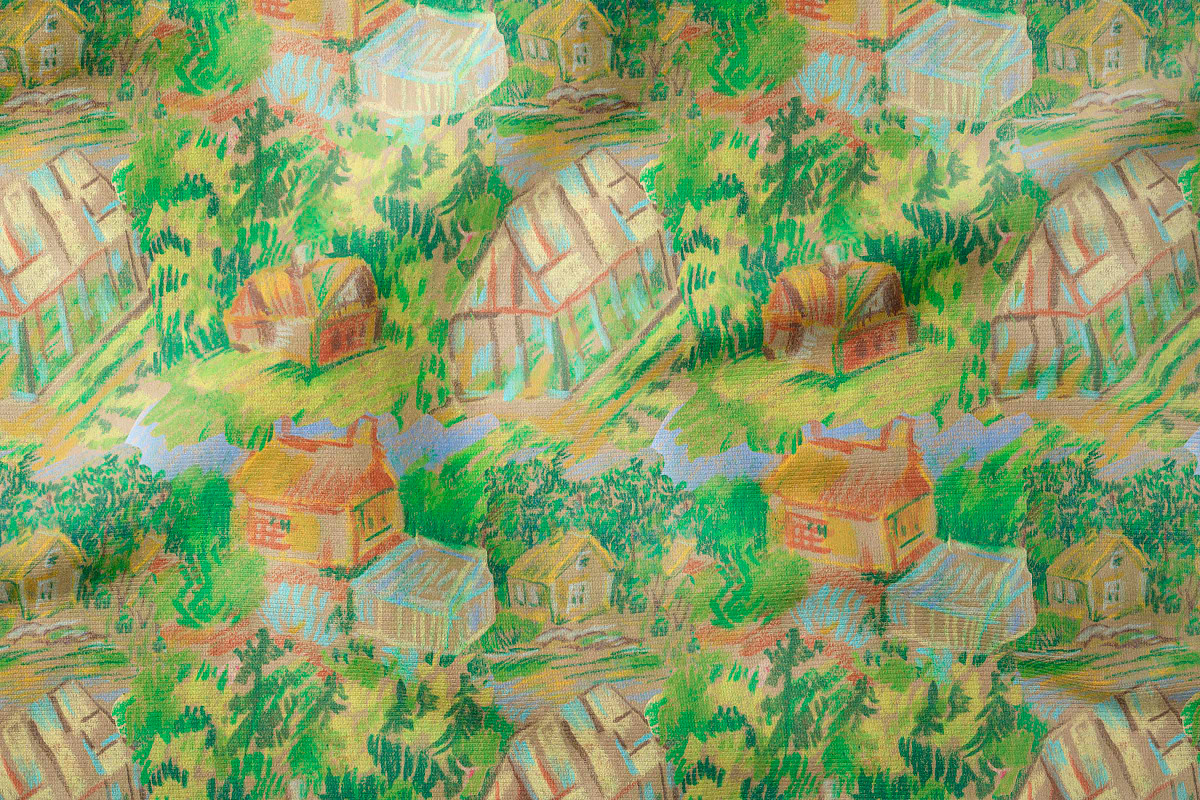 Kids Crayon Forest Seasons Seamless, a Pattern Graphic by Lucyinyourheart (Photo 6 of 10)