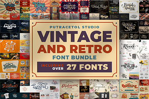 Best Vintage Font Bundles