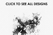 Holly Berry Brushes for PS/PRO, a Brush Add-On by Polka Dot Pixels (Thumbnail 2 of 3)