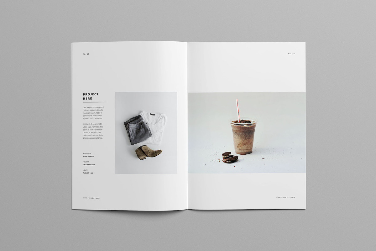 Minimal Portfolio, a Brochure Template by Meenom Templates (Photo 14 of 20)