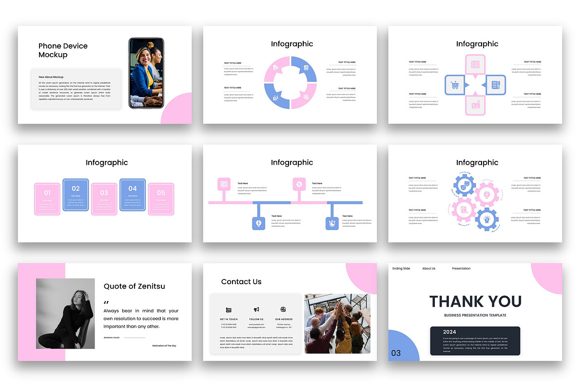 Zenitzu - Business Keynote Template preview 4