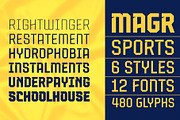 Magr Sport Font, a Sans Serif Font by Locomotype (Thumbnail 4 of 11)