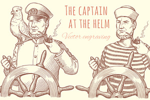 Set The captain at the helm